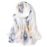Hqysjin Ladies Silk Scarves Sunscreen Shawl Silk Scarf,Seven,175110cm