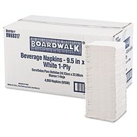 (500 per Carton) Beverage Napkin in White
