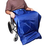 HNYG Wheelchair Blanket, Fleece-Lined Waterproof Mobility Scooter Cover, Universal fit for Manual and Powered wheelchairs (S/43Lx28W Inches)