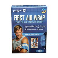 THERMALON First AID WRAP * Freeze for Cold - Microwave for Heat Gel Free Therapy CORE 1 Unit with Strap 7" X 12"