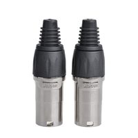 Anmbest Panel Mounting Shielded RJ45 90° IP65 Waterproof PCB Signal Panel Cat5/5e/6 8P8C Connector Ethernet LAN Cable Connector (2PCS RJ45 Connector Round)