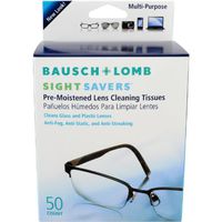 Bausch and Lomb Sight Savers Pre-Moistened Tissues -- 50 ct.