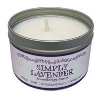 Our Own Candle Company Soy Wax Aromatherapy Candle, Simply Lavender, 6.5 Ounce