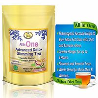 All in One Detox Tea for Weight Loss - Appetite Suppressant, Energy Booster and Colon Cleanser