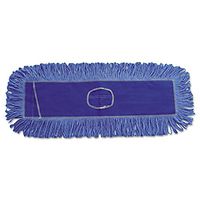 Boardwalk 1118 Mop Head, Dust, Looped-End, Cotton/Synthetic Fibers, 18 X 5, Blue
