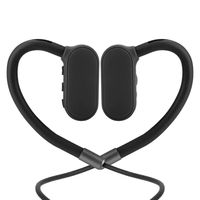 Yoidesu Portable Wireless Bluetooth Neckband Headset Sweat-Proof Sports Running Wireless Bluetooth Dynamic Stereo Earphone Bluetooth 5.0 Earbuds with Hands-Free Call IPX4 Waterproof (Black)