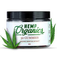 Hemp Gummies for Pain and Anxiety Relief - Anxiety Supplements - Natural Calm Gummies - Sleep Gummies for Adults - Stress Gummies - Organic Gummies - Vegan Gummies - 10mg - 30 Count - HEMP ORGANICS