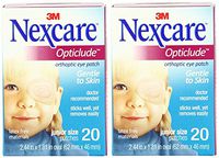 Nexcare Opticlude Orthoptic Eye Patches, Junior Size, 20-Count (Pack of 2)