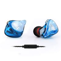 in-Ear Monitors, TRN IM2 2nd Generation Dual Drivers Hybrid HiFi Stereo Sport IEM Earphones/Earbuds/Headphones with Detachable Cable for iPhone, iPad, Android, Computer (with MIC, Blue)