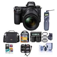 Nikon Z7 FX-Format Mirrorless Camera with NIKKOR Z 24-70mm f/4 S Lens - Bundle with Camera Case, Spare Battery, 72mm Filter Kit, Dual Charger, Remote Shutter Trigger, Pc Software Package, and More