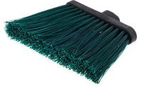 Carlisle 3686809 Duo-Sweep UnFlagged Angle Broom Head, 8", Green