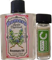 Rosemary, Spiritual Oil With 1 Dram Perfume Set for Magic and Rituals. Romero Aceite Espiritual Para Rituales Y Magia.