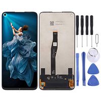 JUNXI Phone case Phone Cover LCD Screen and Digitizer Full Assembly for Huawei Honor 20 (Black) (Color : Black)