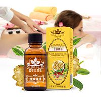Pretty Comy 3pcs Ginger Massage Essential Oil Pure Natural SPA Massage Oils Relaxation And Stress Relief Nourishing Skin 30ml
