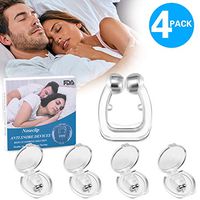 Anti Snore Devices, Anti Snoring 4PCS Silicone Magnetic Anti Snore Nose Clip, Stop Snoring Solution Professional Sleeping Aid Relieve Snore for Men Women