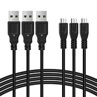 iXCC [3 Packs] 10 Feet Long Micro USB to USB 2.0 Cable, Super Durable A Male to Micro B Charge and Sync Cord for Android/Windows/MP3/Camera and Other Device