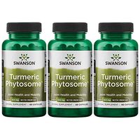 Swanson Turmeric Phytosome with Meriva 500 Milligrams 60 Capsules 3 Pack