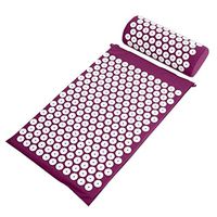 Makango Acupressure mat Body Head Foot Massage Cushion Acupressure pad to Relieve Pressure Pain, Nail Yoga pad Needle pad/Yoga mat Multi-Color Optional (Color : C)