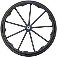 RW181P - (1 Pair) 24x1 Invacare/Drive 9 Spoke Mag Wheels with 2 1/8" Hub