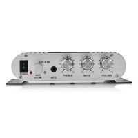 Mini HiFi 2.1 Stereo Bass Car Home Audio Power Amplifier, Supports Mobile Phones/DVD Players/Computers / MP3 / MP4(Black)
