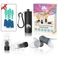 2 Pairs New Ear Plugs for Concerts, Musicians Ear Plugs High Fidelity Concert Earplugs for Musicians, DJs, Drummers, Festival, Nightclub, and Extra 4 Pairs Earplugs Sound Blocking