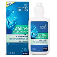 Mommy's Bliss - Saline Drops/Spray Nasal Relief - 1 FL OZ Bottle