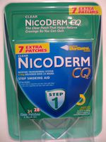 NicoDerm CQ STEP 1 - 4 Week Kit - 28 Clear Nicotine Patches