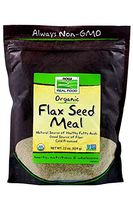 Now Foods Flax Seed Organic Meal (22 OZ - Pack of 2)