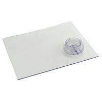 Lippert 239061 Screen Door Slider Panel with Push-Down Knob Opener 12 " x 9.75" Clear