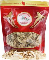Wisconsin Ginseng Slices (2 oz) American Ginseng, Sliced Root, 100% Wisconsin Ginseng Root Slices by Schumacher Ginseng
