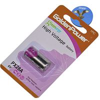 HQRP 6-Volt Battery for 28A, 4MR44, 4NR44, 1406LC, 1406SOP, 28L, 2CR-1/3N, 2CR11108, CR28L, HM-4C, K28L Replacement + Coaster