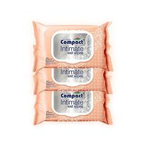 Intimate Wet Wipes, UltraCpmpact (Pack of 3)