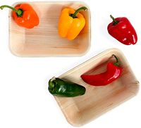 Leafily Palm Leaf Bowls - 7.5" x 5" - Heavy Duty - Elegant - 100% Compostable - Naturally Recyclable - Better than Bamboo or Wood - Disposable - Biodegradable - Premium Party Bowls - 22 Count