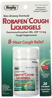 Robafen Cough Liquidgels Dextromethorphan HBr, USP 15mg, 20 Liquidgels (4 Packs) by Robitussin Coughgels