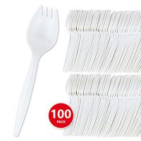 Plastic Sporks - 100 pack