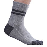 Shuohu Men's Yoga Toe Socks, Massage Separate Straighten Comfort Protect Feet Pain Relief Socks