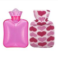 250ML Hot Water Bottle,Warm Your Hands/Treating Sore Muscles,Random Color PVC-A