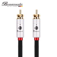 JIB Boaacoustic 4N OFC HiFi RAC to RCA Male to Male Subwoofer Cable - 16.4ft/5M