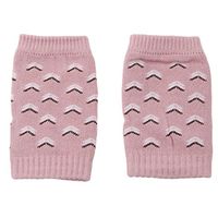 Meolin Cartoon Safety Knee Protection Pads CottonCrawling Protector Leg Warmers Knee cap,Pink,4.723.35inch