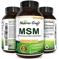 Pure MSM Supplement Capsules  Joint Support for Increased Flexibility and Pain Relief with Anti Wrinkle, Anti Aging Collagen Boosting Pills and Antioxidant Supplement For Men and Women