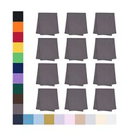 Eyeglass Cleaner Microfiber Cloth - Glasses Cleaner For All Gentle Surfaces, Touchscreens, Smartphones, Camera Lenses, LCD & HD Screens -Deep Grey, 12 Pack- By OptiPlix