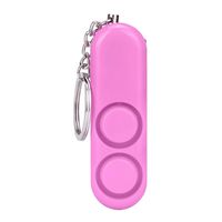 GBSELL Anti-rape Device Alarm Loud Alert Attack Panic Safety Personal Security Keychai (Pink)