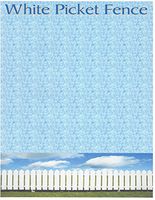 White Picket Fence Stationery Printer Paper 26 Sheets