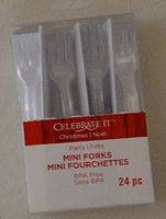Clear Mini Forks - Package of 24