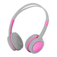 fosa Kids Headphones for Boys Girls, 85dB Wired On-Ear Headphones Built-in Automatic Volume Limiter for Children Children/Teens/Toddler/School/Kindle, Wonderful Gift(Pink)