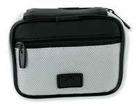 7 Day Sorter Pill Vitamin Medicine Weekly Travel Organizer Box in Zippered Case (Silver)