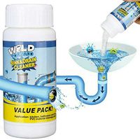 Powerful Sink and Drain Cleaner, Powder Cleaning Tool Super Clog Remover Chemical Powder Agent for Kitchen Toilet Pipe Dredging