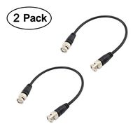 USHANLIN 2 Pack 3FT BNC to BNC Male Q9 Extension Cable Connector for CCTV Camera