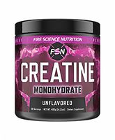 Fire Science Nutrition: 100% Creatine Monohydrate - NO Added Sugars or Fillers - Boost Muscle Growth, Increase Strength - Made in the USA - 80 Servings