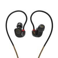 WishLotus Copper Driver HI-FI Sports Headphones Stereo Headset Earphone In-Ear Earbuds with Foam Eartips for Smartphone Apple iPhone iPad iPod Samsung HTC LG MP3/4 Tablet etc (ATE-S no Microphone)